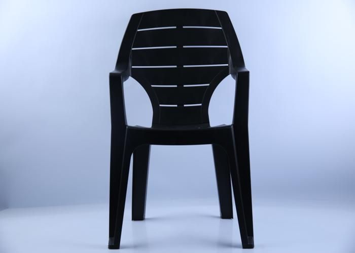 Chaise à Accoudoir Marne Graphite 56x59x88cm