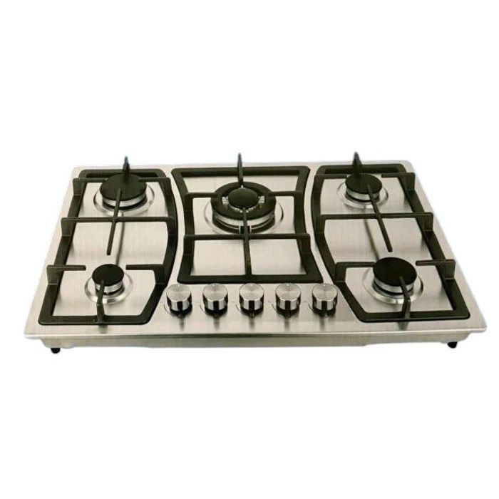 MORSAT Plaque de Cuisson à Gaz 5 Feux en Fonte – Modèle HM-57003