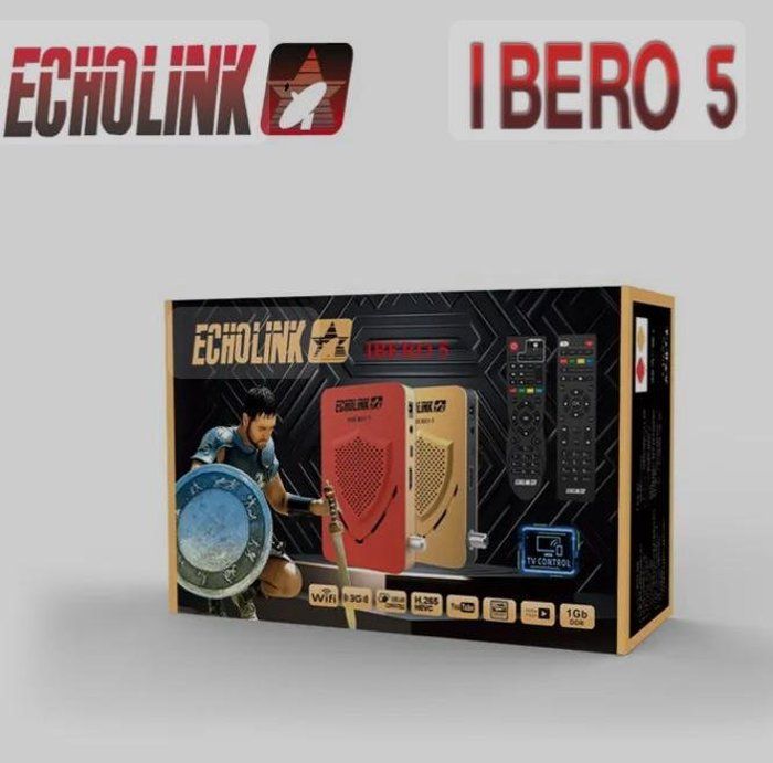 Récepteur Satellite Numérique - Echolink - IBERO 5 - WiFi intégré - H.265 HEVC - Contrôle TV universel