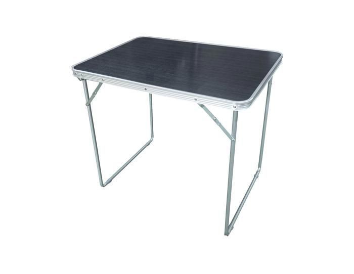 Table de Camping - Charcoal - 80x60x70cm - Robuste - Pliable - Idéale pour extérieur - Noir
