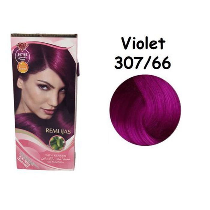 Crème coloration permanente With Keratin - 307/66 Violet