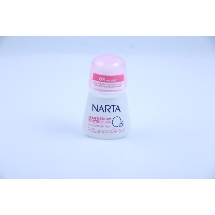 Déodorant - Narta - Roll-on Efficacité - 50ml - Hypoallergénique - Protection longue durée