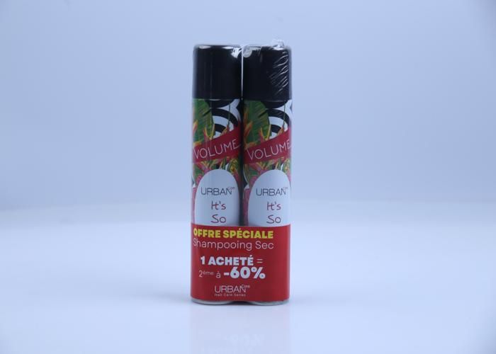 Lot Shampooing Sec Urban Care 200ml