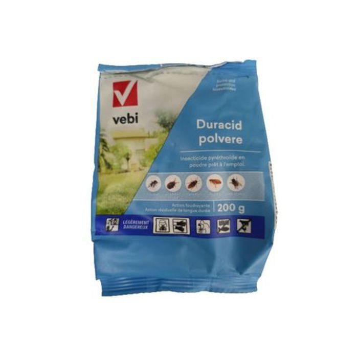 VEBI Poudre insecticide mouche cafard fourmi puce ... 200 g haute qualité-456