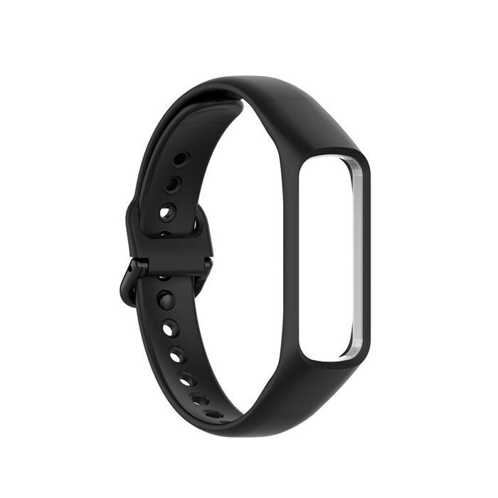 Bracelet de rechange en Silicone souple Noir pour Samsung Galaxy Fit 2 SM-R220