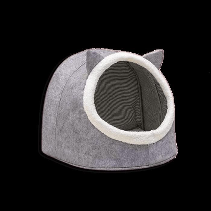 Maison pour chat et petits chiens - Multicouleur - 40 x 35 x 34 cm - Pliable - Lavable - Confortable