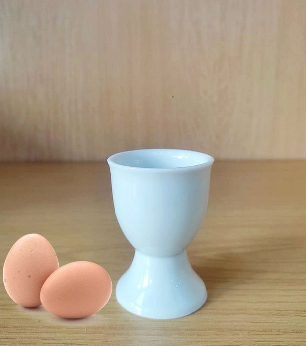 Accessoire de table - Non spécifié - Porte Oeuf 15-018 - Porcelaine blanche - 6,5 cm - Lave-vaisselle compatible