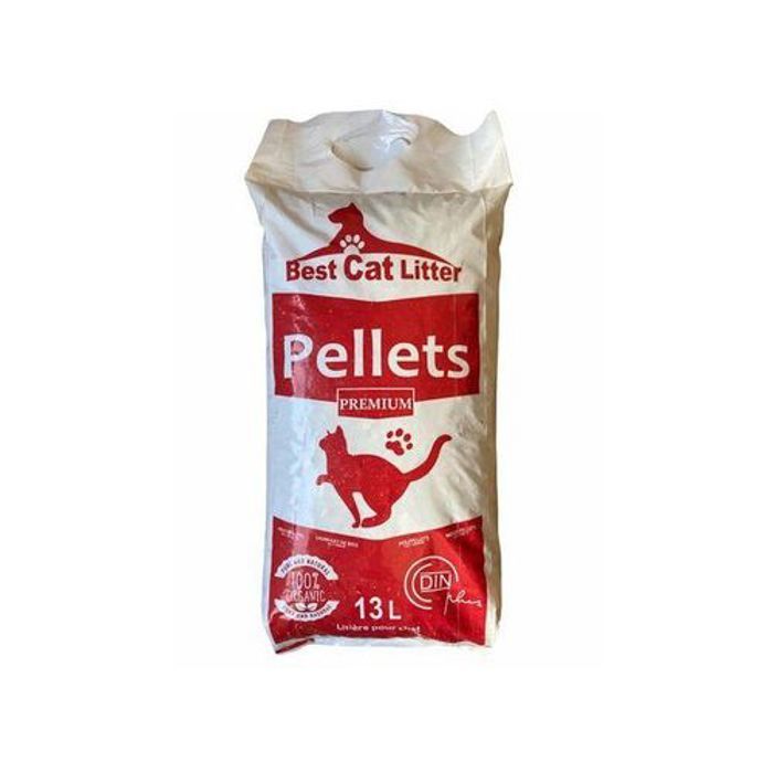 Pelle Best Cat Litter biopawtastic Biodegradable Naturelle Vegetal 13L 100 % naturelle
