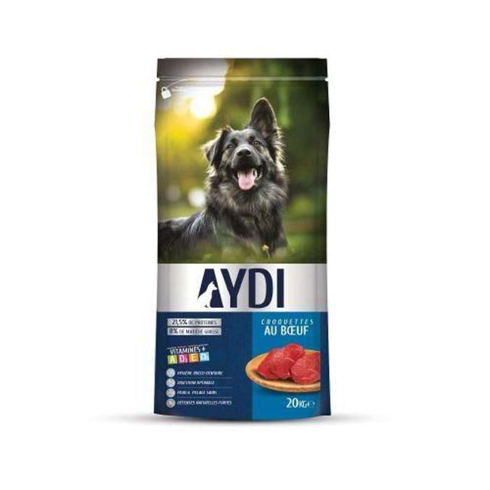 Jaouda Croquettes au boeuf pour chien 20KG Aydi