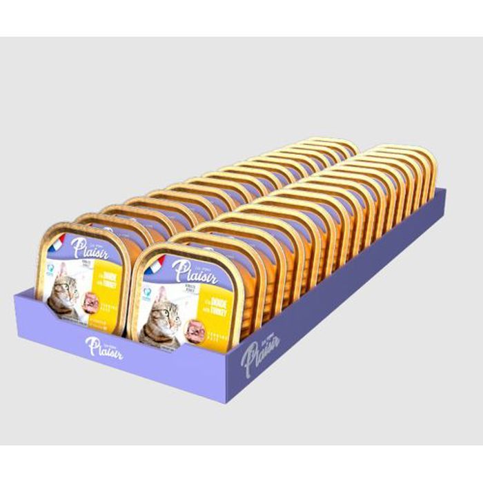 Plaisir REPAS  CHAT ADULT STERILISED 100G 32 PIECE