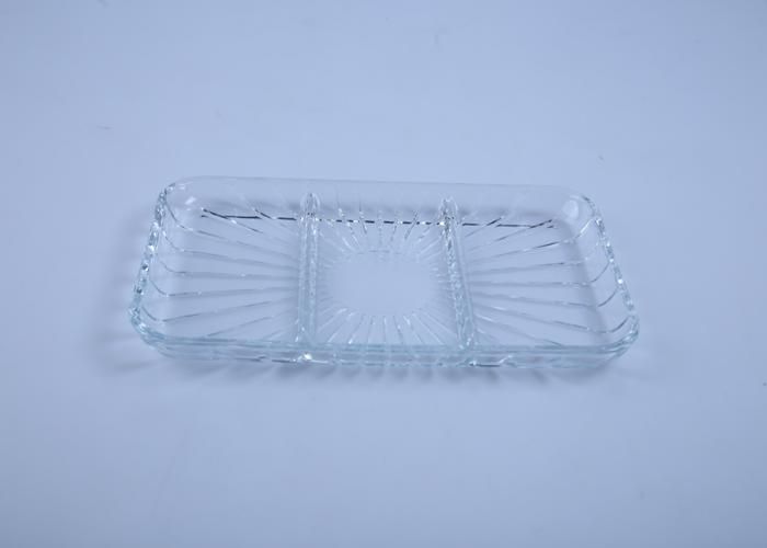 Plat compartiment - GENERIC - 54983 - Verre - Rectangulaire - Élégant