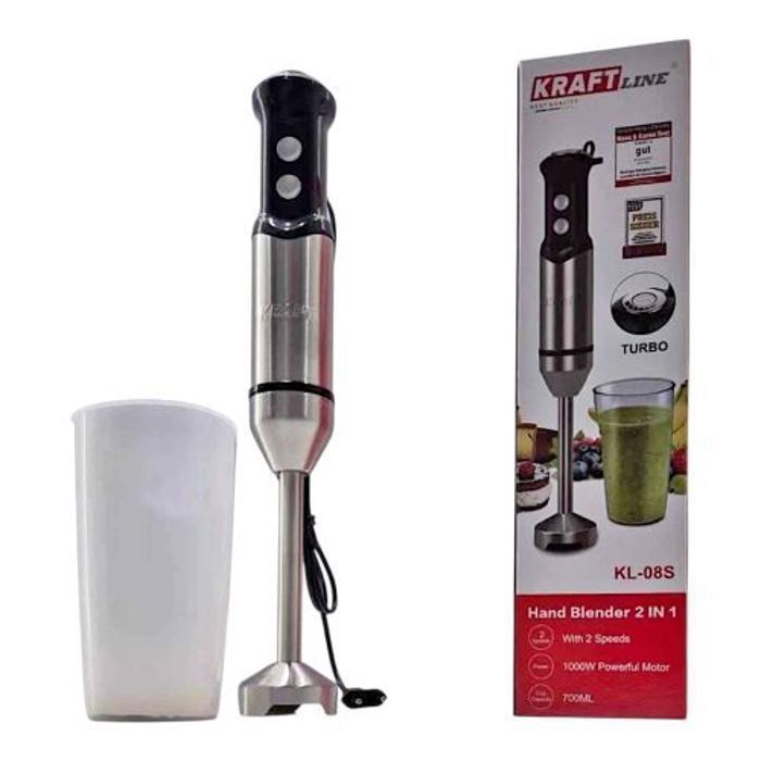 Kraft line Mixeur plongeant turbo en inox alimentaire 1000W W professionel