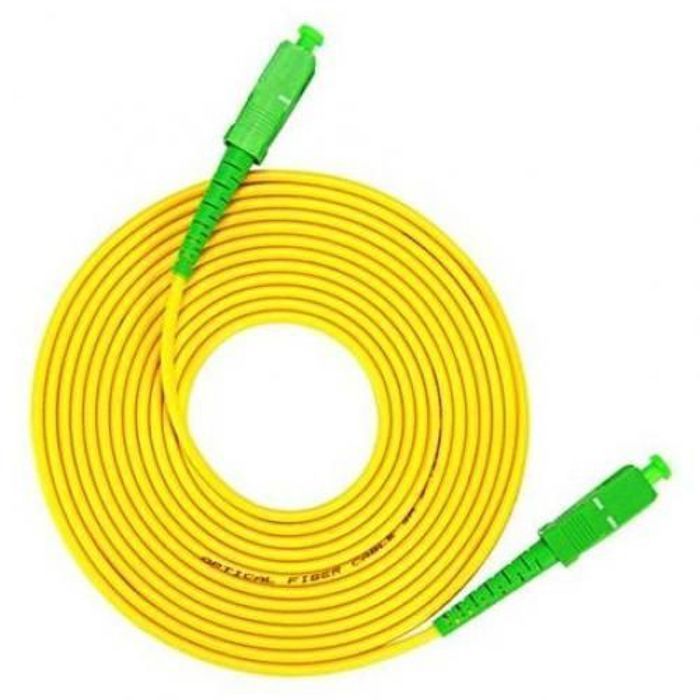 Câble fibre optique - OOTDTY - Simplex monomode - 10 mètres - Jaune - Haute qualité