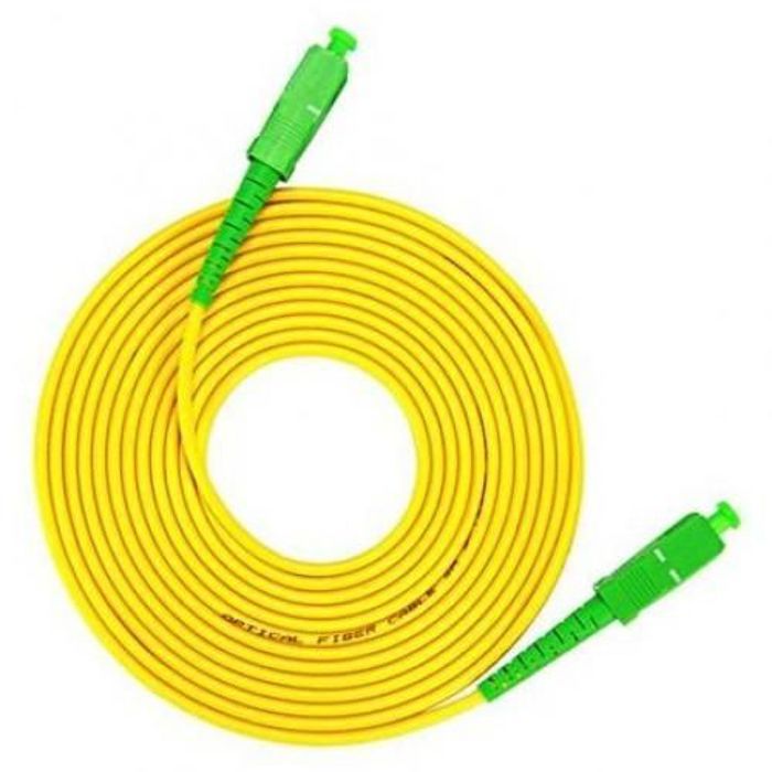 Câble fibre optique - OOTDTY - Simplex monomode - 20M - SC à SC - Jaune