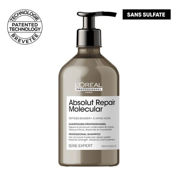 L'Oréal Absolut Repair Molecular – Le Shampooing Réparateur Haute Performance