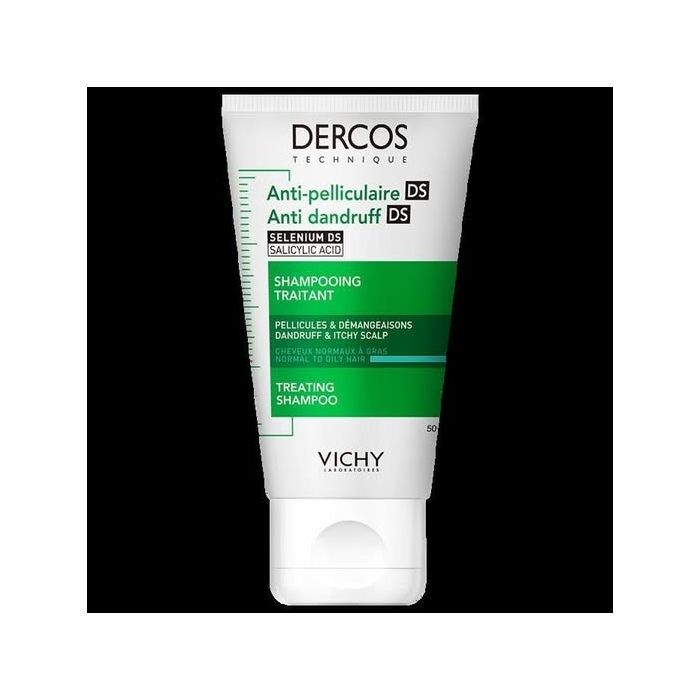 Vichy Dercos Shampoing Anti-Pelliculaire Cheveux Normaux à Gras 50ML