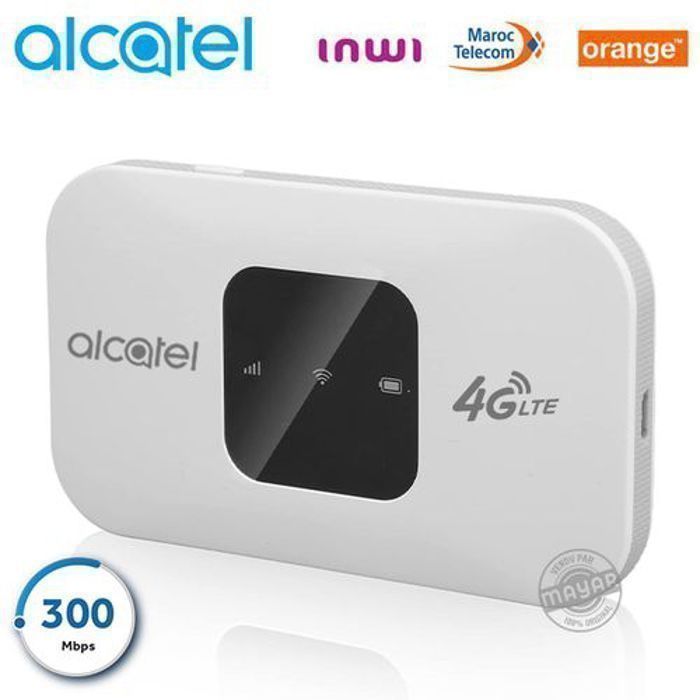 Alcatel Routeur Mobile 4G LTE CAT6 WiFi 300Mbps SIM