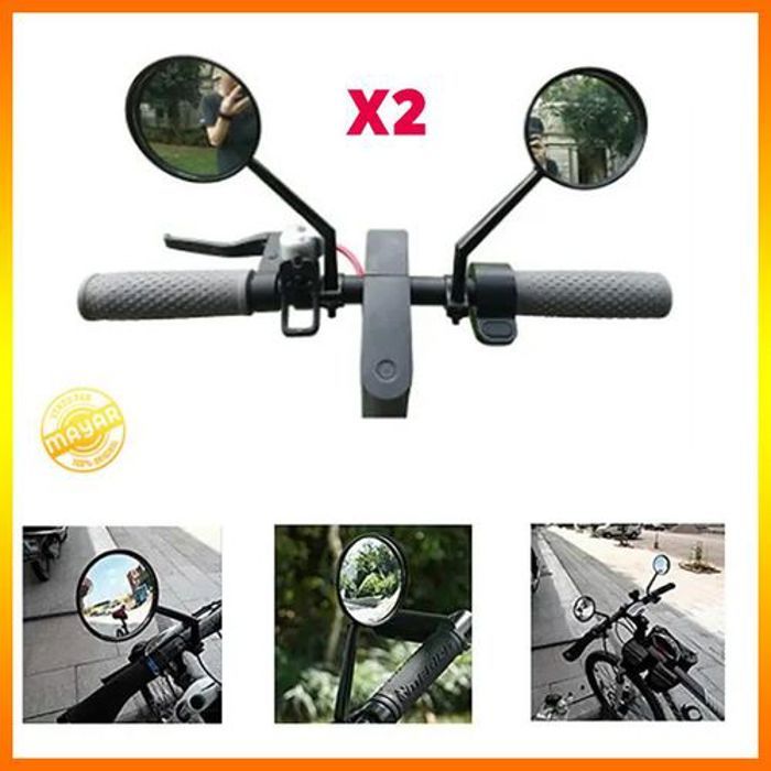 2 Réflecteur de rétroviseur pour vélo. trottinettes et scooters électriques Xiaomi Mijia Ninebot M365