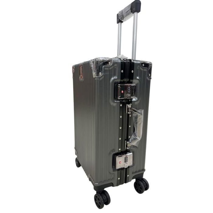 Valise - Aluminium Frame - T20 - Gris Foncé - Taille S - 55 cm - 4 Roulettes