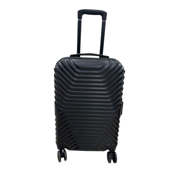 Valise ABS - New York T20 - Noir - Taille S 54 cm - Coque rigide - Idéale pour courts séjours