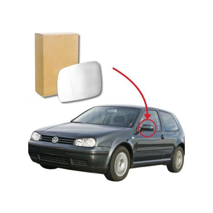 Verre Retroviseur gauche Volkswagen Golf 4 IV (1J1)