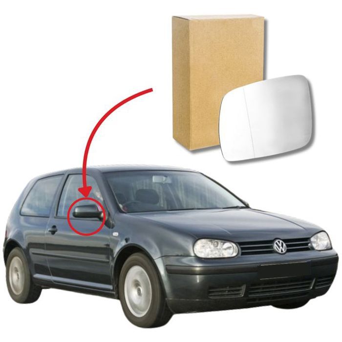 Verre Rétroviseur Droit Volkswagen Golf 4 (1J1)
