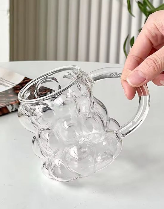 Verre - Non spécifié - 0086-M - 350 ml - Ergonomique - Design en bulle