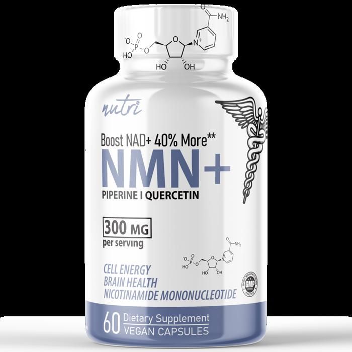 NMN, Nicotinamide Mononucléotide,  300 mg,   60 gélules