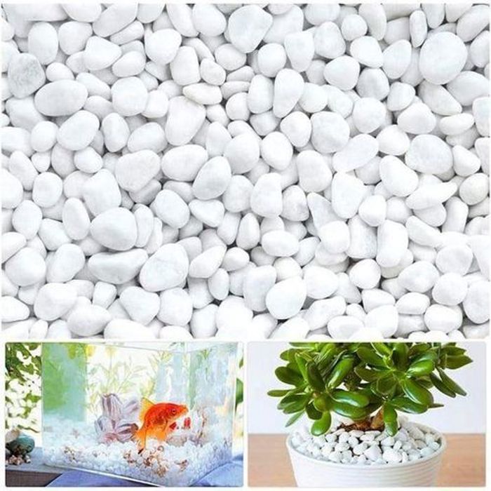Pierres décoratives de jardin 10/20mm, galets décoratrices 18kg