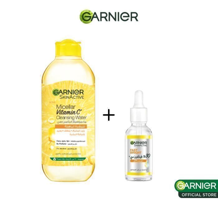 Eau Micellaire - Non spécifié - Vit C 400ml - Sérum 15ml - Sans parfum - Hydratation