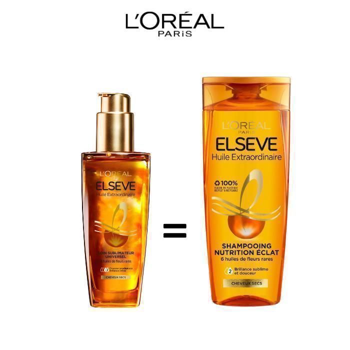 L'ORÉAL PARIS - Pack Huile Extra = Shampooing – 200 ml