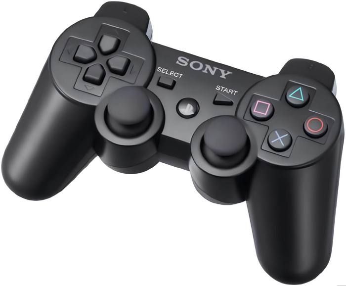 Manette Doubleshock  PS3 sans fil + cable v3