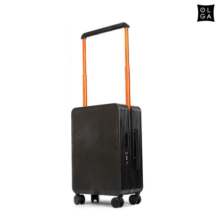 Valise - OLGA - Travel - Moyenne - Noir - 4 roulettes - Imperméable