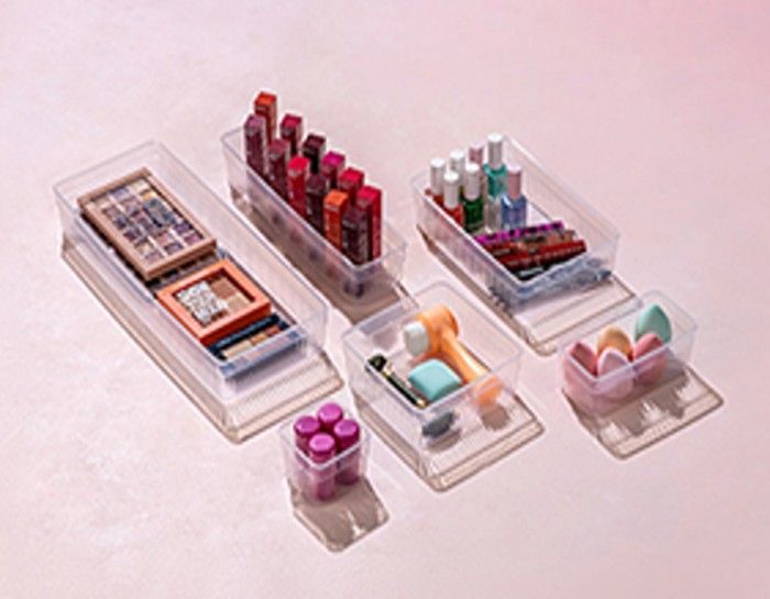 Organisateur rectangulaire - GENERIC - 9110 - Transparent - 38,2x15 cm - Design contemporain