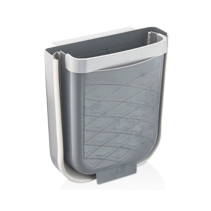 Poubelle pliable grise L-00869-2