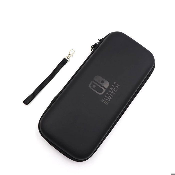 Pochette rigide - Nintendo - Switch - Compatible V1, V2, Lite et Oled - Protection - Noir
