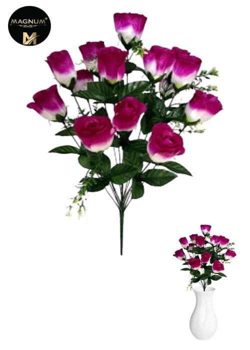 Fleurs artificielle. Bouquet de fleurs artificielles en soie synthétique.