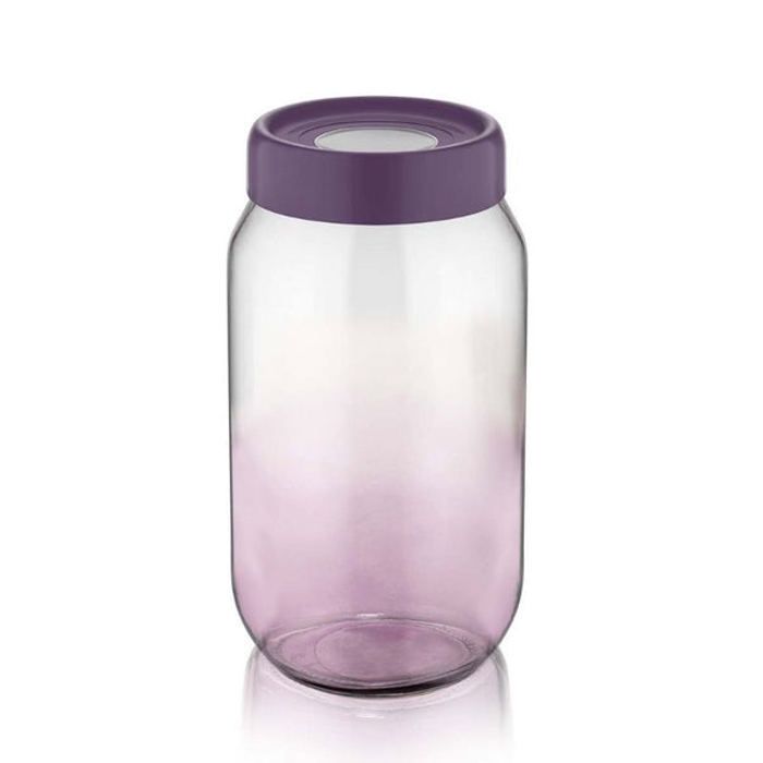 Pot en verre arc-en-ciel 1000cc violet C-00428