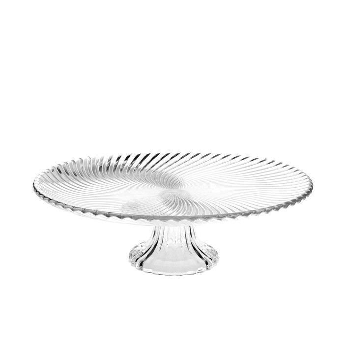 Plat présentation - GENERIC - K1813-3 - Verre - Rond - 26.2x26.2x9.5cm