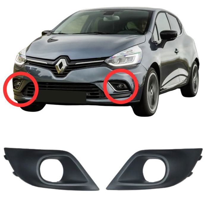 Jeux Cache Phare secour avant pour Renault Clio 4 IV