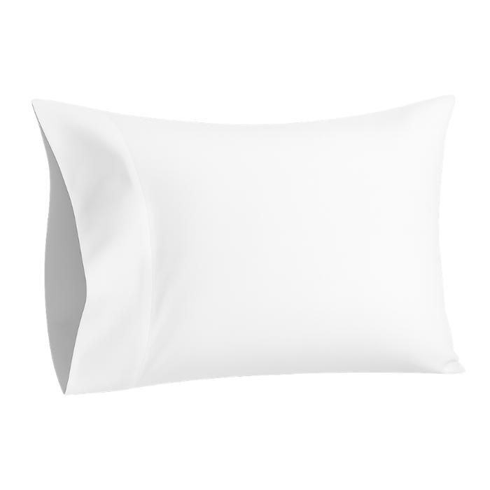 Taie d'oreiller - Microfibre Antiallergique - Ultra douce - 70x50 cm - Blanc