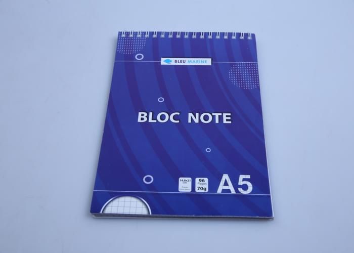 Bloc Note Spiral 96P 5x5 70g A5 15x21cm