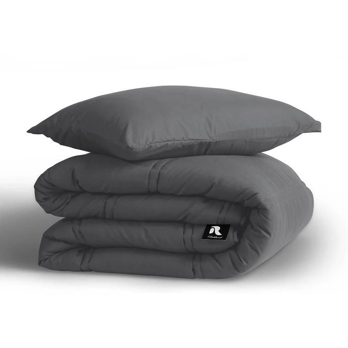 RICHBOND - Couette - Monochrome - 160x220 cm - 300g - Gris
