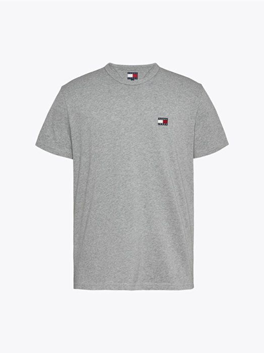 T-shirt - Tommy Hilfiger - Tjm Reg Badge Tee - Coton - Col rond - Manches courtes