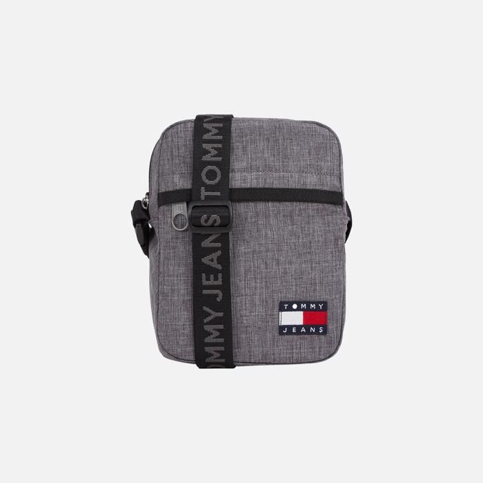 Sac bandoulière - Tommy Hilfiger - Tjm Ess Daily Seasonal Reporter - Gris - Adulte - Zippée
