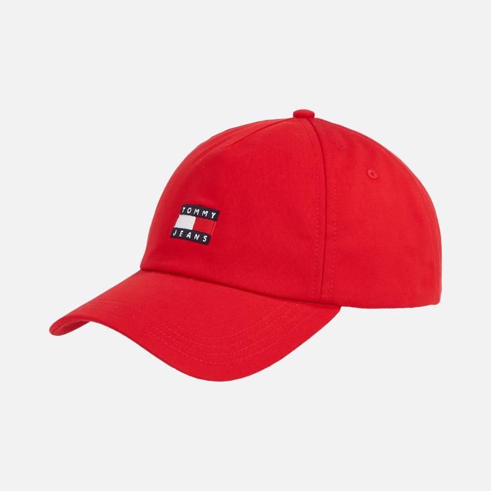 Casquette - Tommy Hilfiger - Tjm Heritage Core - Coton - Rouge - Adulte Homme