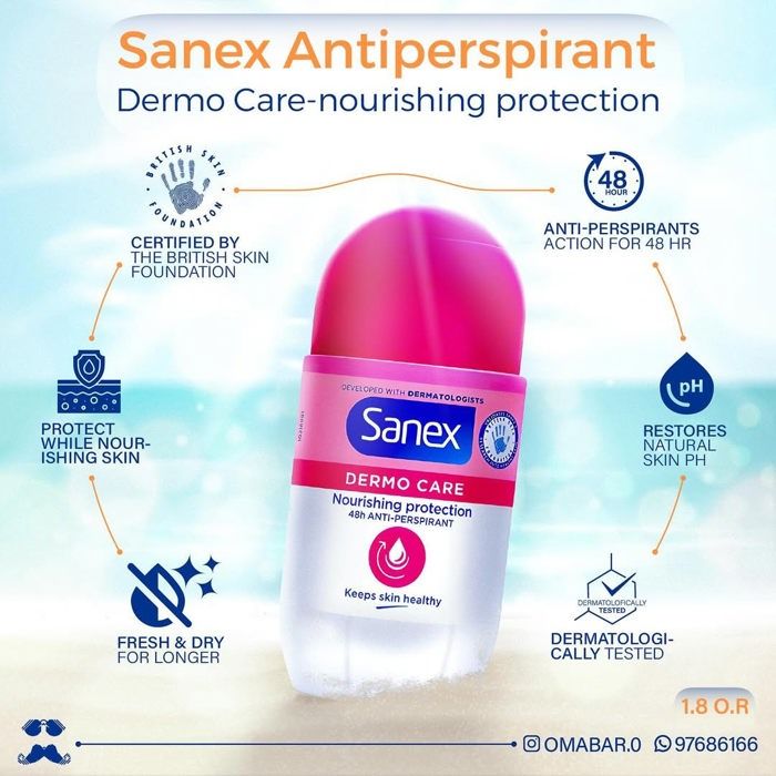 DEODORANT ROLL-ON SANEX DERMO CARE 50ml
