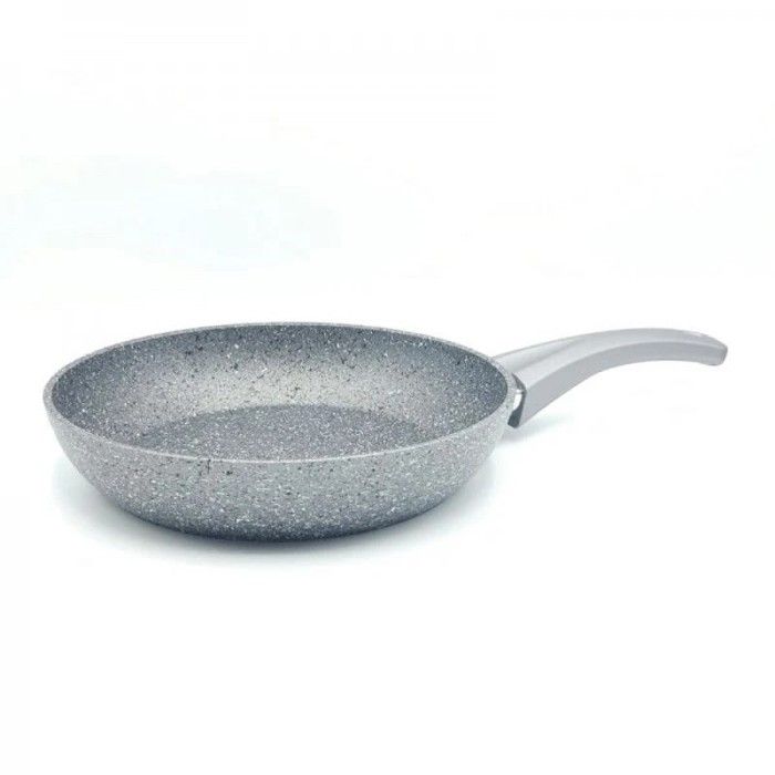 Poêle - EXPRESS - Granite Gris - Diamètre 22 cm - Résistance aux rayures - Facile à entretenir