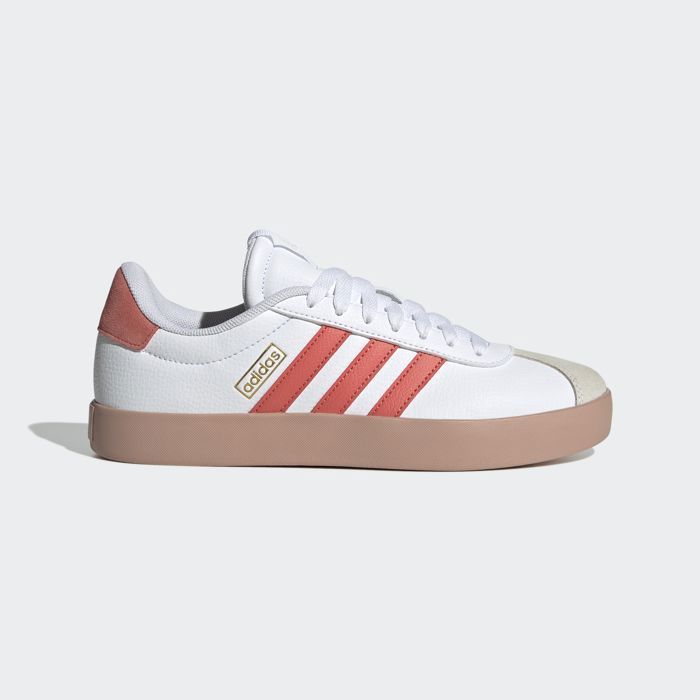 Chaussure - VL Court - 3.0 - Blanc - Lacets - Plat