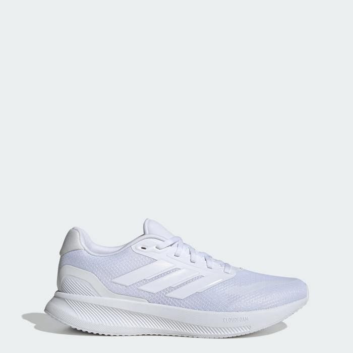 Chaussures de course - Adidas - Runfalcon 5 - Femme - Amortissement - Semelle Adiwear - Blanc